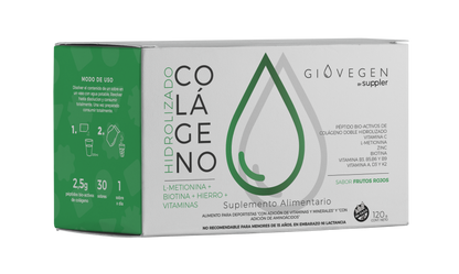Colágeno Giovegen Péptidos Cabello & Uñas