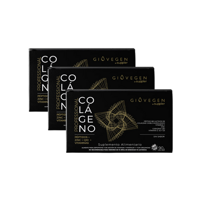 Colágeno Giovegen Péptidos + Zinc + Q10 + Vitaminas Professional