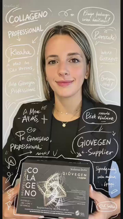 Colágeno Giovegen Péptidos Piel, Cabello y Uñas - 1 caja (30 días de consumo)